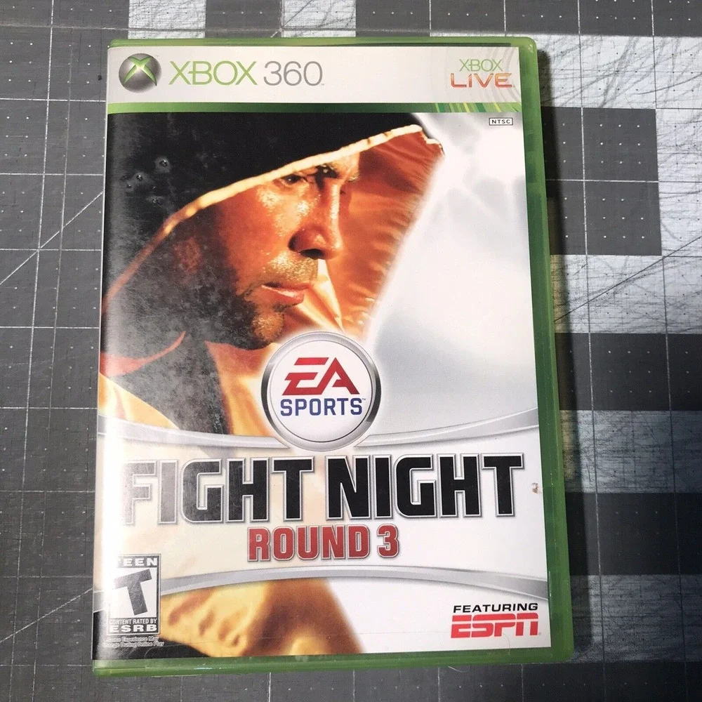 Fight Night Round 3 Xbox 360 - Complete CIB Manual ESPN